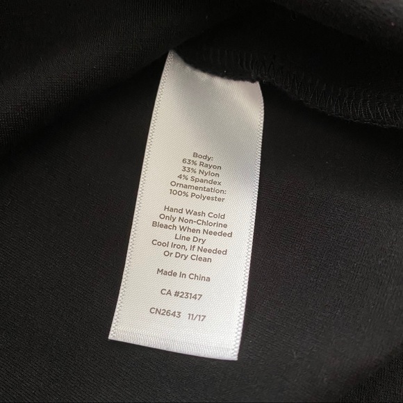 Talbots Black Dress Size 14W Petite - Picture 4 of 5